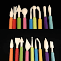 Miniatyrbillede 2 af 5: 9 stk Fondant Modeleringsværktøjsæt, Gum Paste til Kagedekoration, Kage Marshmallow Skulpturværktøjsæt