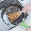 Miniatyrbilde 4 av 5: Bambus Wok-børster, 4 stk. Wok-rengjøring Tradisjonelle kjøkkenrengjøringsbørster Oppvaskbørster Kjøkkenrengjøringsverktøy
