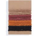 Miniatyrbillede 1 af 5: Hårbånd Armbånd Boho Hårbånd til Kvinder Tykt Hår, Søde Bløde Flettede Hår Elastikker Bånd, Stærke Ingen Træk Nylon Hestehale Holder-16 Stk
