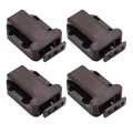 Miniatyrbillede 1 af 2: 4 stk. Skabsplastik Touch Latch Plastik Push Touch Latch Safe Touch Latch Til Hjemmet