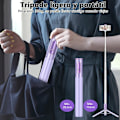 Miniatyrbillede 4 af 5: 150 cm Selfie Stick Tripod til Mobil, Udtrækkelig Mobil Tripod Rotation Fleksibel Tripod med Trådløs Fjernbetjening, til iPhone og Android, Lilla