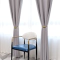 Miniatyrbillede 5 af 5: 2-pak magnetiske gardinbindere, håndlavede vævede reb gardinholder praktiske dekorative gardin draperingsbindere til hjem og kontor vinduesgardiner Gold