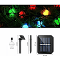 Miniatyrbild 5 av 5: Solcells drivna LED-ljusslinga (30 färgade lampor)