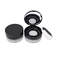 Miniatyrbillede 1 af 2: Kapacitet 20 ml Genanvendelig Plast Løs Pudder Kompakt Beholder DIY Makeup Pudder Etui med Svamppudder Puff, Spejl og Elastisk Net Sigte