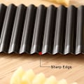 Miniatyrbillede 3 af 5: Krinkle Cutter Grøntsag Rustfrit Stål Dybere Krinkle Slicer Skarpt Blad, Bølget Pommes Frites Hakker til Kartoffel, Gulerod