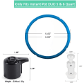 Miniatyrbilde 2 av 5: Reservedeler for Instant Pot Duo 5, 6 Quart Qt inkludert tetningsring, dampfrigjøringventil og flottørventiltetning