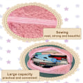 Miniatyrbild 2 av 5: Plush Pennfodral, Fluffigt Pennfodral för Flickor Mjukt Pennfodral Plush Fuzzy Pennväska Fluffig Söt Pennfodral för Barn Studenter (rosa)