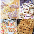 Miniatyrbilde 3 av 4: Sommerfuglkakeform, 5-delt minikakeformsett i rustfritt stål, brukt til DIY-bakingskakehåndverkbakst