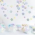 Pikkukuva 4 / 5: 10cm Heijastava Riippuva Tähti Garland Glitter Tähdet Koristeelliset Tähti Riippuva Koristeet Lapsille Sopii Hääkoristeluun, Syntymäpäivä DIY