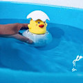 Miniatyrbillede 4 af 5: Badelegetøj Sprayable Badelegetøj Baby Badelegetøj Bad Vand Flydende Sprøjte Legetøj