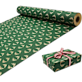 Miniatyrbilde 1 av 5: Gavepapirrull, 43cm x 30m Stor Rull Julepapir Gjenvinnbart Kraftpapir