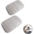 Miniatyrbilde 1 av 5: 2-pak bærbar datamaskin albue håndleddsstøtte, premium memory bomull skrivebord tastatur armstøtte støtte matte (7,9 x 11,8 tommer)