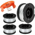 Miniatyrbillede 1 af 4: Nylonspole Reservedel til Black and Decker A6481 A6485 AF-100 trimmer (linelængde 9,1 m diameter ⌀ 1,65 mm) (Black & Decker AF-100, 4 stk.)