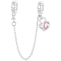Miniatyrbillede 1 af 5: 925 Sterling Sølv Hjerteformet Charm Dame Armbånd Halskæde Vedhæng Ferie Fødselsdagsgave til Min Kone og Elsker color 2