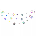 Pikkukuva 1 / 5: 10cm Heijastava Riippuva Tähti Garland Glitter Tähdet Koristeelliset Tähti Riippuva Koristeet Lapsille Sopii Hääkoristeluun, Syntymäpäivä DIY