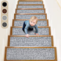 Miniatyrbild 1 av 5: Trappmattor, halkfria trappsteg Trappsteg för trästeg