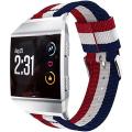 Miniatyrbild 4 av 4: Classicase kompatibel med Fitbit Ionic Watch Strap, Nylon Sport Loop Band Armband