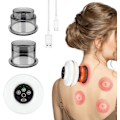 Miniatyrbild 1 av 5: Elektrisk koppningsterapi-kit 5-i-1 vakuumkoppningsmassagemaskin smart koppningsenhet uppladdningsbart koppningsverktyg Gua Sha-verktyg