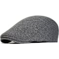 Miniatyrbilde 1 av 5: Flat beret for høst og vinter med topplue dark grey
