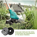 Miniatyrbillede 2 af 5: 2 stk. Strimmer spole reservedele til ART 23 SL 26 SL græstrimmer F016800569 F016800385 - Strimmer spole græstrimmer spole reservedele