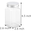 Miniatyrbillede 3 af 5: 12 Ounce Klars Plastiske Glas Opbevaringsbeholdere Med Låg Til Køkken & Husholdningsopbevaring Lufttætte Beholder 6 STK