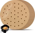 100 ark 20 cm perforerat bakplåtspapper för fritös, ångkokare, non-stick bakplåtspapper
