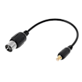 Pikkukuva 2 / 5: 1 kpl 13 cm pituinen RF-koaksiaalinen adapterikaapeli TV IEC naaras - MCX uros