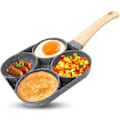 Miniatyrbild 1 av 5: Nonstick 4-koppars äggkokare, aluminium pannkaka panna äggkokare omelettpanna multi bakning stekpanna