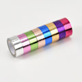 Miniatyrbillede 4 af 5: 2 Ruller 1,5CMx5M Washi Tape Sæt Glitter Metallic Maling Maskeringsbånd Dekorativt Bånd DIY Scrapbooking Håndværk