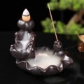 Miniatyrbillede 3 af 5: Keramik Vandfald Røgelse Brænder, Tilbageflow Røgelse Brænder, Røgelse Brænder Holder, Koi Fisk Røgelse Brænder, Røgelse Brænder