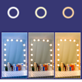 Pikkukuva 3 / 4: Sopii DIY-peilivaloon, peilivaloon, kolmisävyiseen himmennettävään LED-nauhavalosarjaan 6 lights