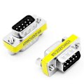 Miniatyrbilde 4 av 5: DB9 Datamaskin Video Adapter DB9 Hann til Hunn Seriell Port til Hull 9 Pin VGA Hunn Kabel Adapter
