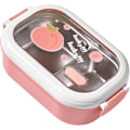 Miniatyrbilde 1 av 4: Bento Matboks, Robust Termisk Matboks i Rustfritt Stål, Sikker, Bærbar for Kontoret Pink