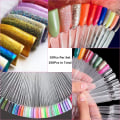 Miniatyrbild 4 av 5: Nagelprover 100 st Nagelprovpinnar Nagel Färgdisplay Nageldisplay Tips Nagelkonst Tips Pinne med Metallring Set 1