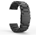 Miniatyrbilde 4 av 5: Kompatibel med HUAWEI WATCH GT4 46mm Band, Quick Release rustfritt stål metall erstatningsstropper svart (ingen verktøy inkludert)