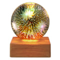Miniatyrbilde 1 av 5: 3D Jordklode Krystallkule Lampe, Krystallkule, stjernehimmel