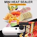 Miniatyrbilde 2 av 5: Miniposeforsegler, 2 i 1 USB-oppladbar varmeforsegler og kutter, miniposeforsegler med myk magnet