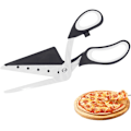 Pikkukuva 1 / 5: Pizzaleikkuri, ruostumaton teräs, pizzalapio, pizzaleikkuri pehmeällä kahvalla