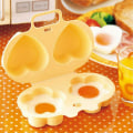Miniatyrbild 1 av 5: Mikrovågsugnsäggpocherare Äggkokare Ångad Äggkokare Form Stekta Ägg Ugnspanna Frukostlagningsverktyg