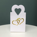 Miniatyrbillede 2 af 4: 50 stk. Papir Candy Boxes, Søde Bryllupsgaveæsker, DIY Festgaveposer, DIY Festpakker, Kreative Papir Godbidæsker til Julefest