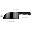 Miniatyrbillede 2 af 5: Krinkle Cutter Grøntsag Rustfrit Stål Dybere Krinkle Slicer Skarpt Blad, Bølget Pommes Frites Hakker til Kartoffel, Gulerod