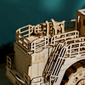 Miniatyrbild 3 av 5: 3D Träpusselmodellkit, Gaffeltruck, Träbyggsats för Vuxna, Trämekanisk Byggsats, Present till Födelsedag Fars Dag