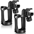 Miniatyrbilde 1 av 5: Sykkelvannflaskeholder, 2-pakke 360 graders rotasjon drikkevannskoppholder Hurtigutløsning Universal barnevogn koppholder sykler