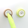 Miniatyrbild 3 av 5: Rund handdukshållare tryck in sugkopp handdukshållare väggmontering självhäftande badrum kök tillbehör