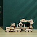 Miniatyrbild 5 av 5: 3D Träpusselmodellkit, Timmerbil, Träbyggsats för Vuxna, Trämekaniskt Byggsats, Present till Födelsedag Fars Dag