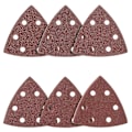 Miniatyrbild 4 av 5: Delta Sanding Triangles │ 100 st │ 6 hål │ 93 x 93 x 93 mm │ korn 80 │ för deltaslipmaskiner │ Slippapper │ Sandpapper