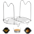 Miniatyrbilde 1 av 5: Dampstativ med håndtak, kompatibelt med Instant Pot-tilbehør 3 Qt 5 Quart, trykkokerrist, damptråd