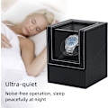 Miniatyrbild 4 av 5: Automatisk klockuppdragningsbox PU Quad Single Automatisk klockdisplay förvaring armband