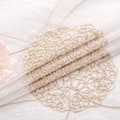 Miniatyrbild 5 av 5: Gardiner Voile Blommor Broderi Öglett Gardiner Transparent Gardiner 2 st Öglett Gardiner Gardiner Par Fönster Gardiner För Vardagsrum Sovrum Brown 140*215cm