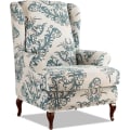 Miniatyrbild 1 av 5: Wingback fåtölj överdrag set om 2 sofföverdrag stretch fåtölj överdrag elastiskt fåtölj överdrag skydd för stol beige
